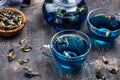 Blue Pea Flower